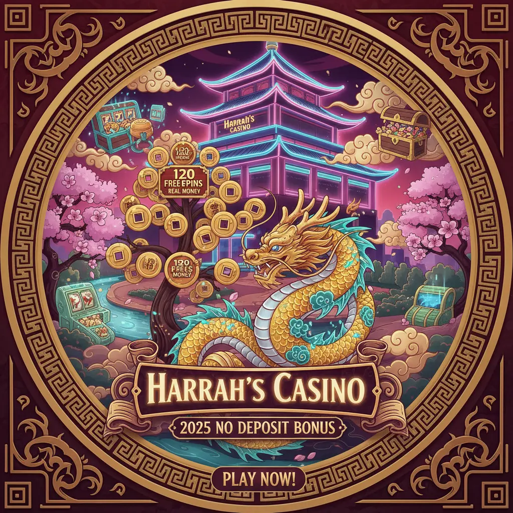120 free spins for real money 2025 No Deposit Bonus - Harrah