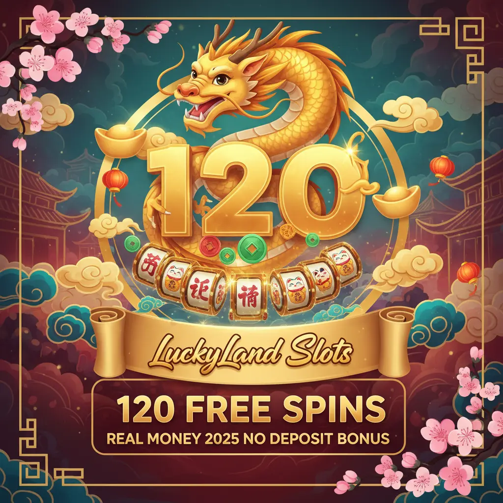 120 free spins for real money 2025 No Deposit Bonus - LuckyLand