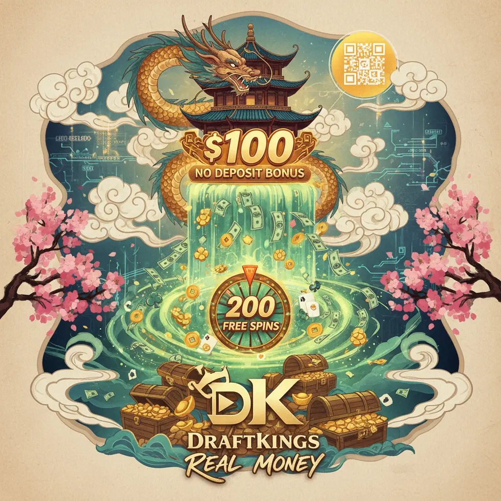 $100 no deposit bonus 200 free spins real money - DraftKings